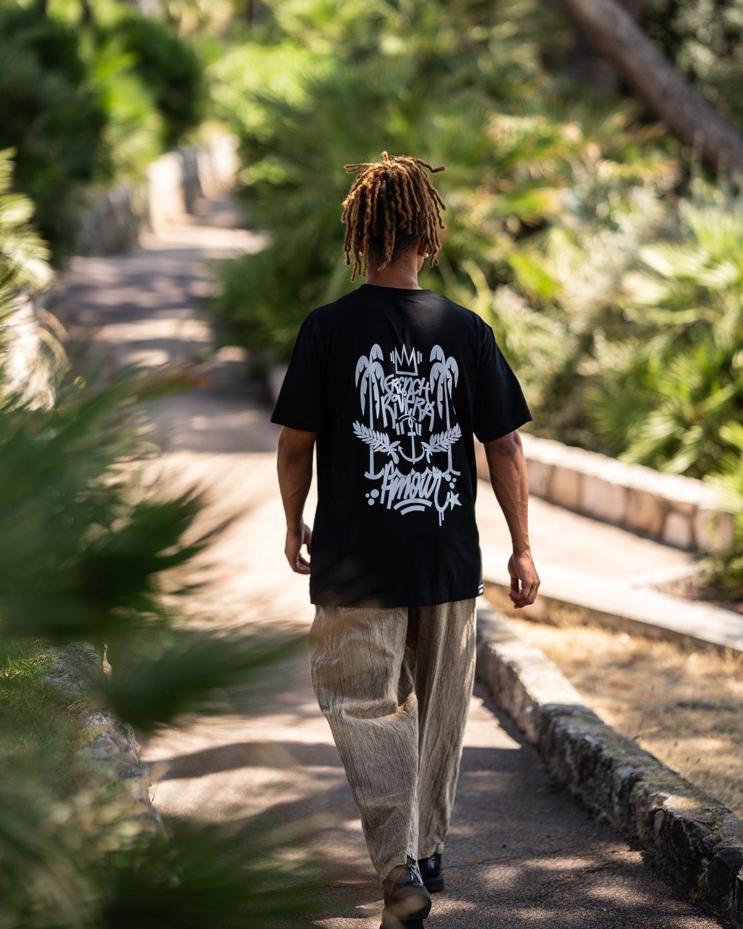 Tee Shirt Noir & Blanc - La French Riviera