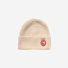 Bonnet Beige Logo Rouge