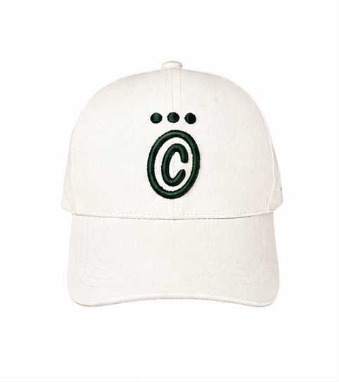 Casquette Emblème crème