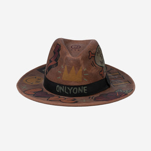 Chapeau Brun Noir Only One