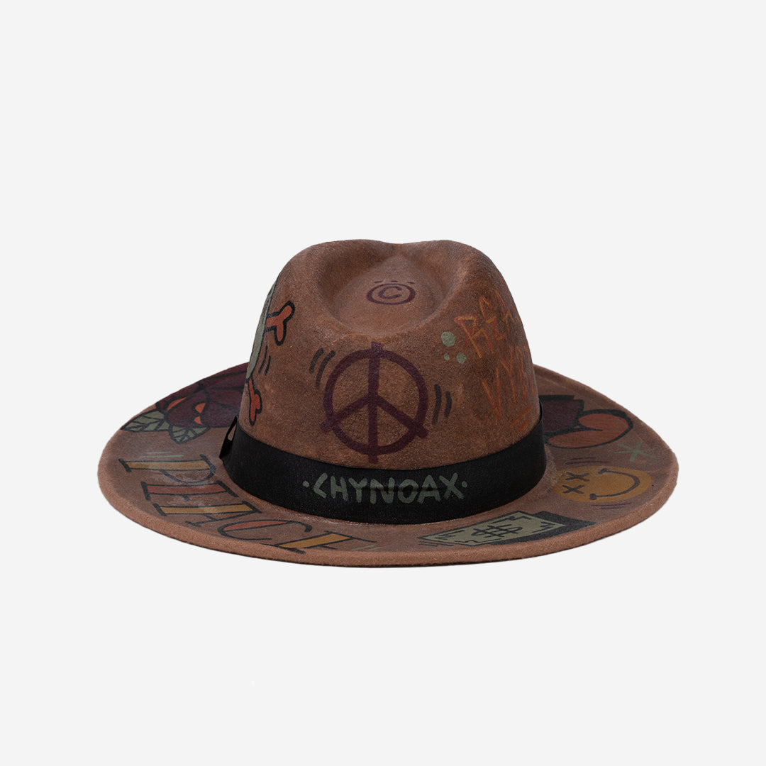 Chapeau Brun Noir Only One