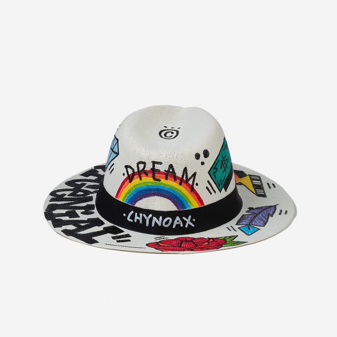 Chapeau Été Noir Blanc