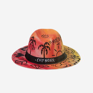 Chapeau Été Jaune Rose