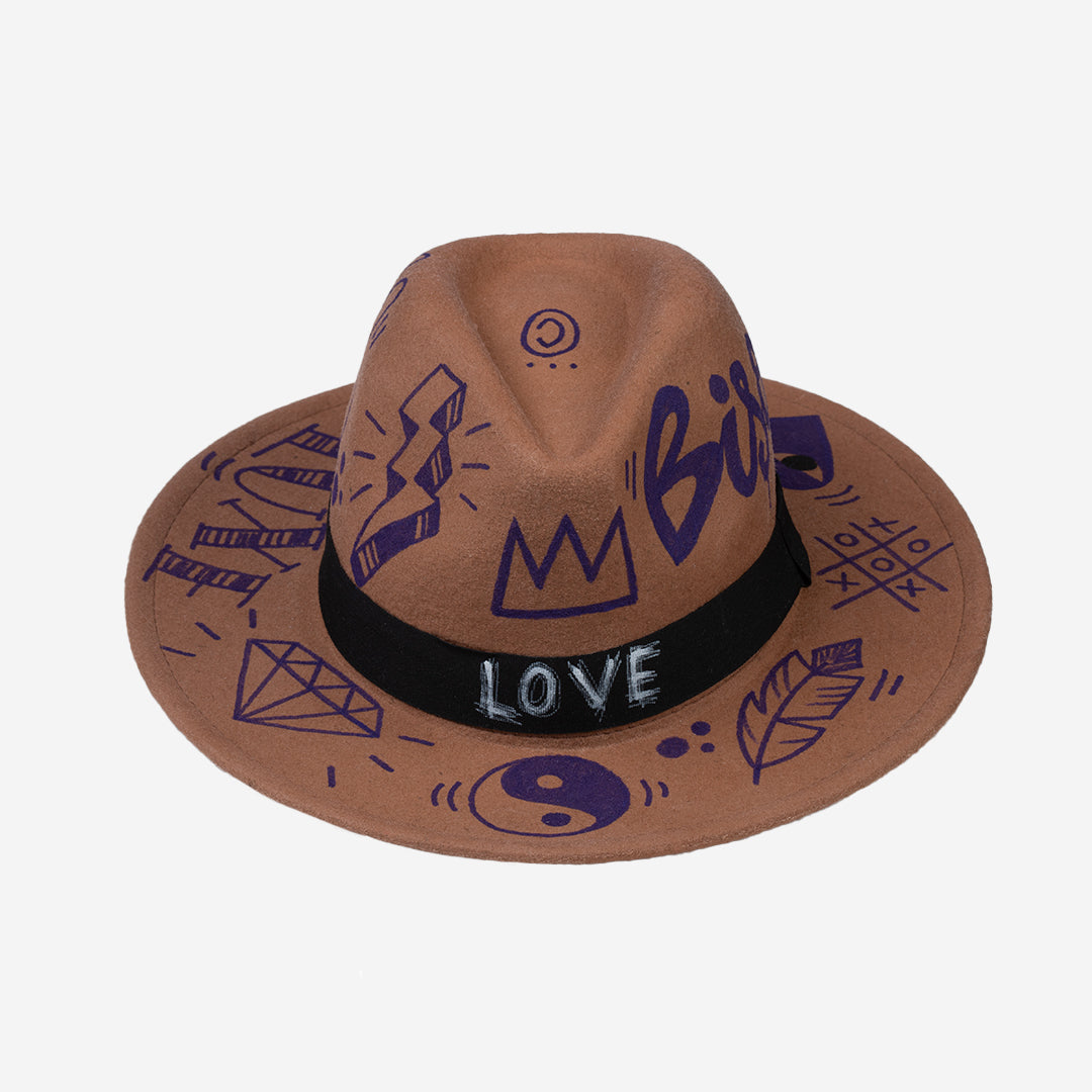 Chapeau Bisous Brun