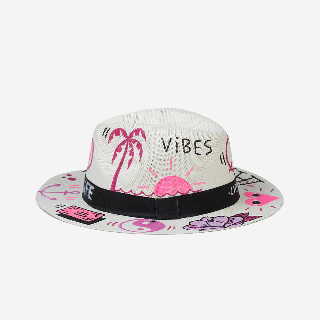 Chapeau Été Vie Rose