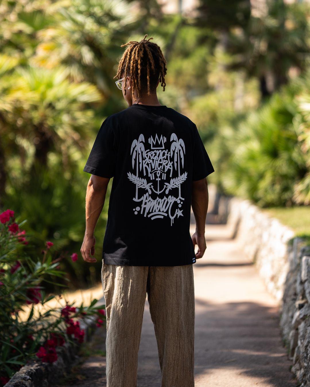 Tee Shirt Noir & Blanc - La French Riviera