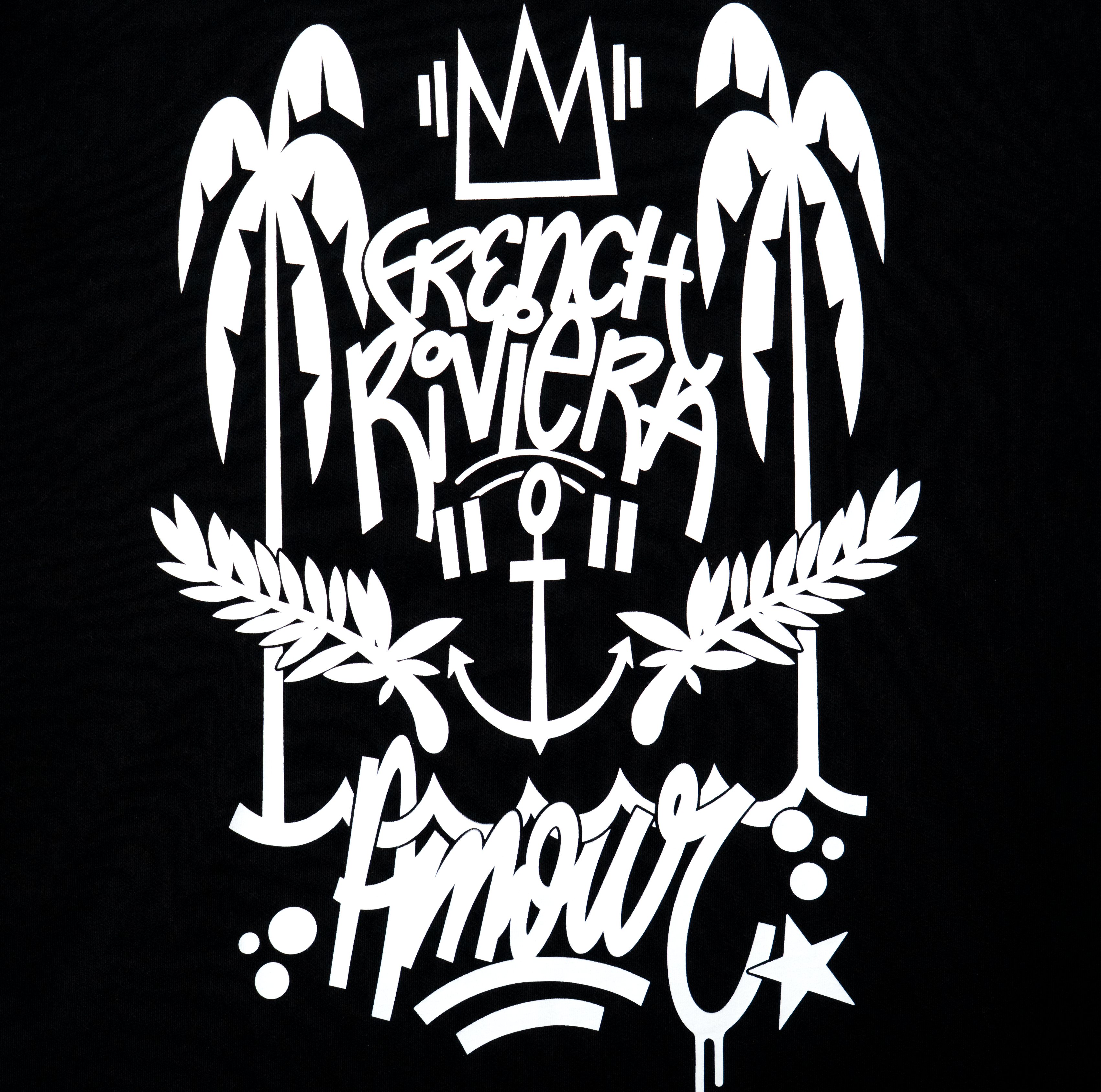 Tee Shirt Noir & Blanc - La French Riviera